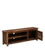 Dyna Solid Wood TV Console with Storage Space in Rustic Teak Finish