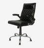 Dynaglide Leatherette Executive Chair in Black Colour Dynaglide Leatherette Executive Chair in Black Colour