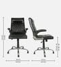 Dynaglide Leatherette Executive Chair in Black Colour Dynaglide Leatherette Executive Chair in Black Colour