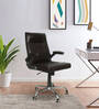 Dynaglide Leatherette Executive Chair in Brown Colour Dynaglide Leatherette Executive Chair in Brown Colour