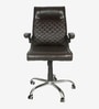 Dynaglide Leatherette Executive Chair in Brown Colour Dynaglide Leatherette Executive Chair in Brown Colour