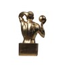 Dynamic Athlete Gold Polyresin Figurine