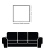 Black and White Brushstroke Canvas Printed Wall Painting Stretch Canvas Frame