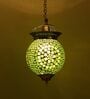 Dynamic Green Glass Hanging Light