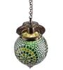 Dynamic Green Glass Hanging Light
