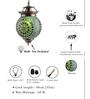 Dynamic Green Glass Hanging Light