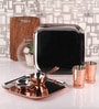 Silver Stainless Steel 12-Piece Copper-Bottom Dinner Set