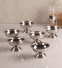 Silver 150 ML Stainless Steel (Set of 6) Ice Cream Cups