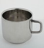 140 ML Silver Stainless Steel Cups Set of 4