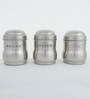 1 Ltr Stainless Steel Tea, Coffee,Sugar Canister