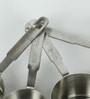 (Set of 4) Stainless Steel Measuring Cups