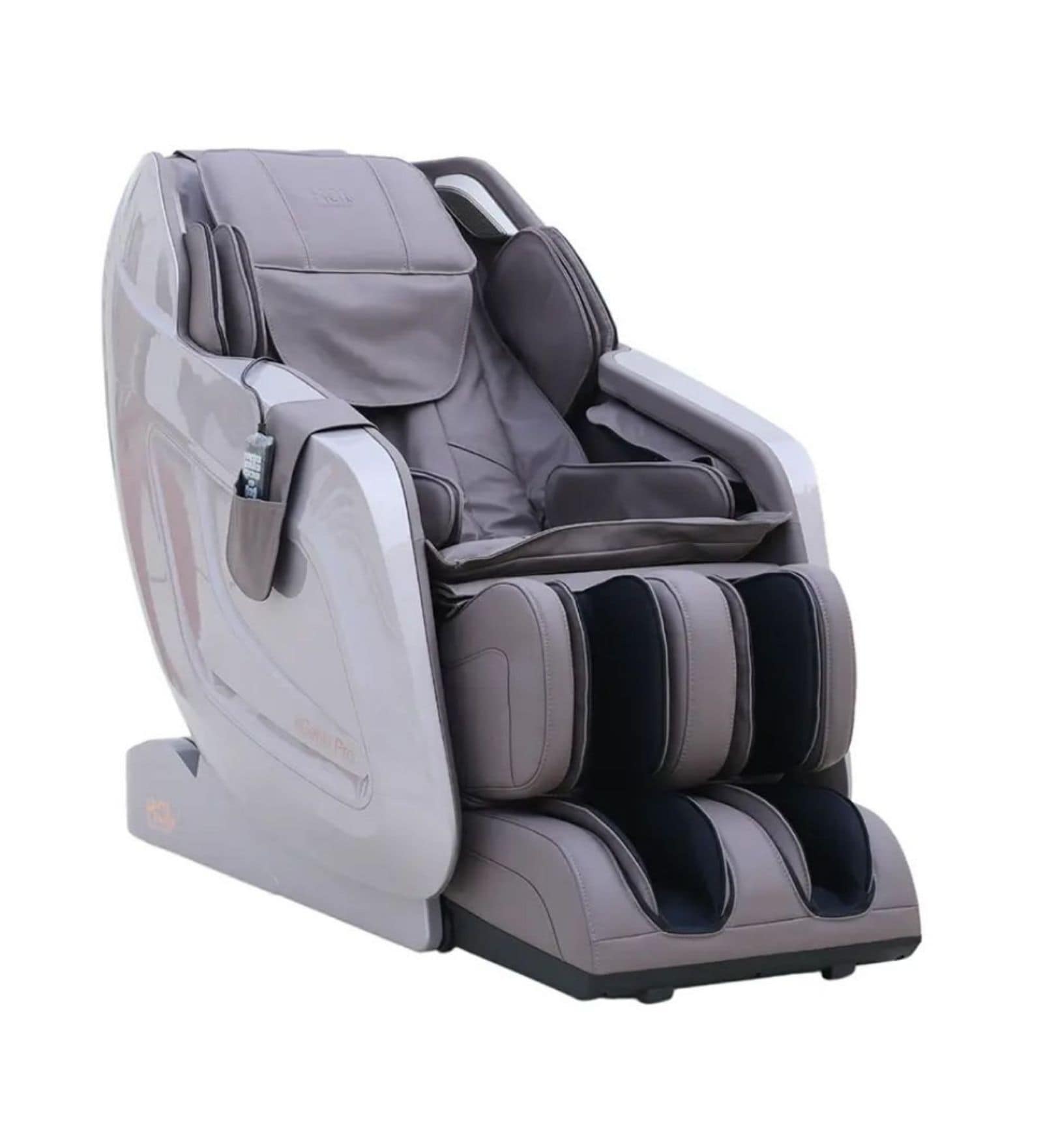 E-Genki Leather Pro Massage Chair In Coffee Pink Colour E-Genki Leather Pro Massage Chair In Coffee Pink Colour