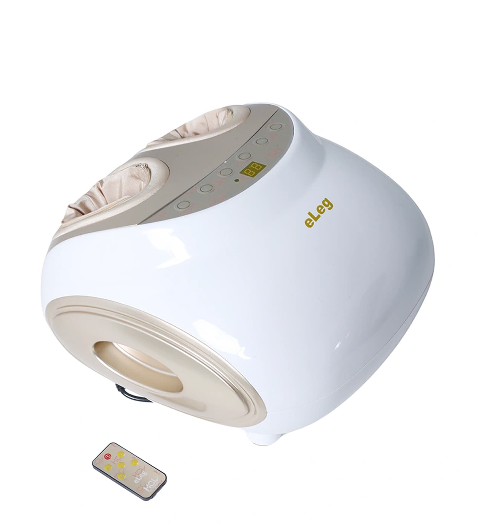 E-Leg Calf and Foot Massager In White