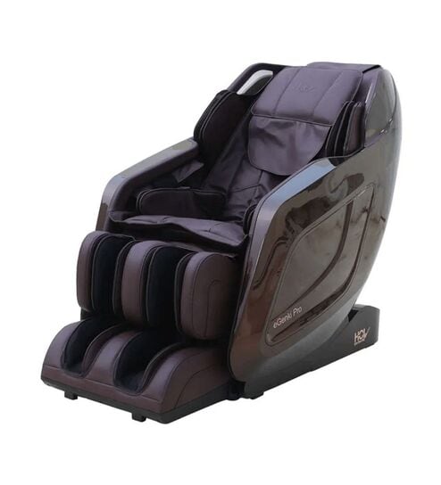 E-Genki Leather Pro Massage Chair In Black Colour