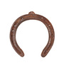 Dark Brown Metal Chrome Plated Genuine Horse Shoe