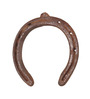 Dark Brown Metal Chrome Plated Genuine Horse Shoe
