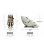 E-Zen Leather Body Massage Chair In Beige Colour