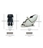 e-Zen Leather Body Massage Chair in Black Colour e-Zen Leather Body Massage Chair in Black Colour