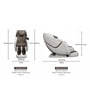 E-Zen Leather Body Massage Chair In Brown Colour