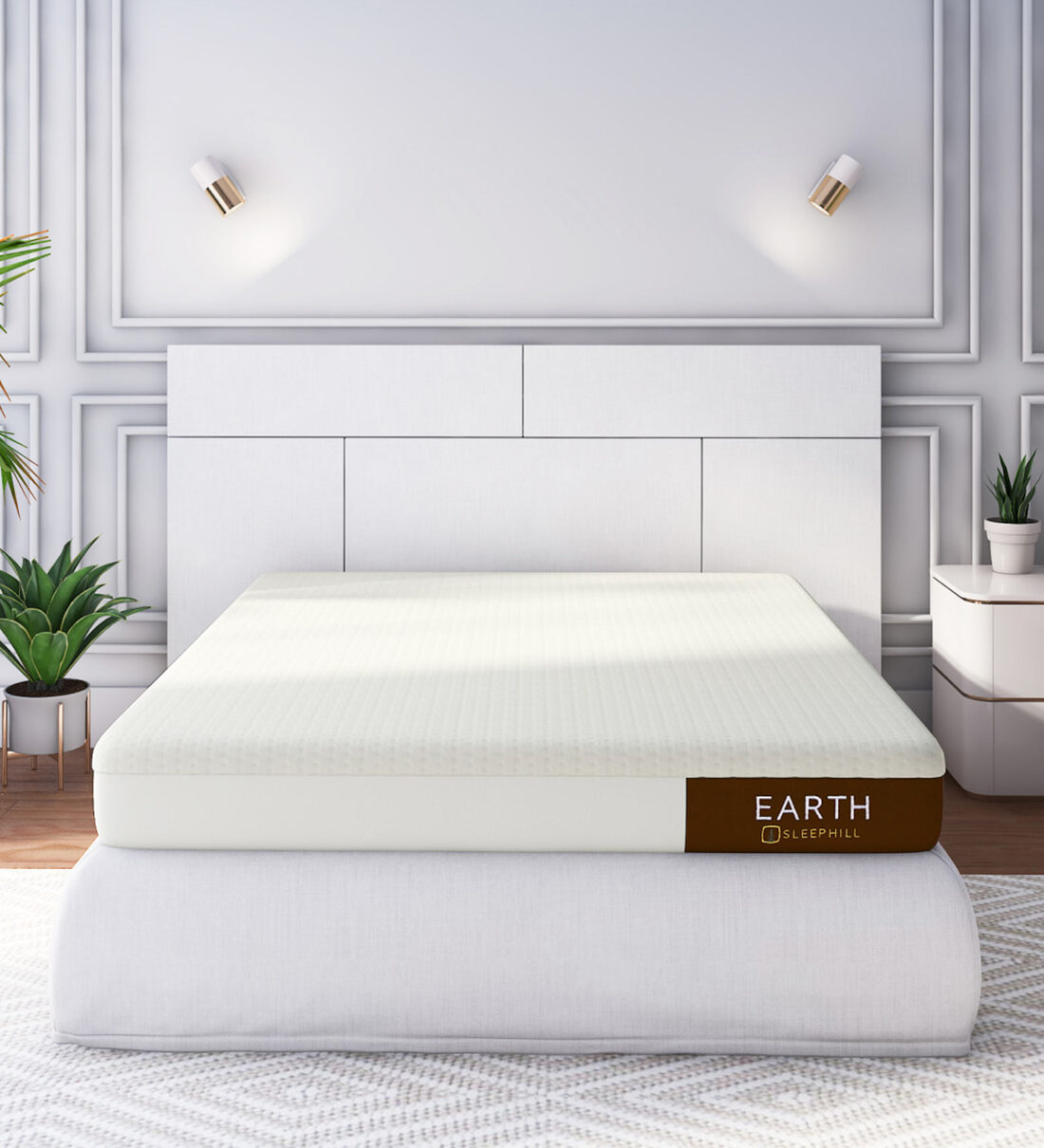 Buy Earth Orthopedic 6 Inch Latex King Size Mattress at 40 OFF by SleepHill Pepperfry