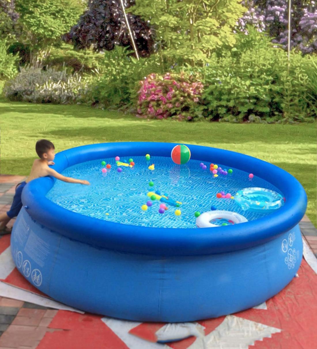 15 foot inflatable pool