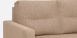 Ease Fabric 2 Seater Sofa in Brown Colour