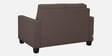 Ease Fabric 2 Seater Sofa In Saddle Brown Colour