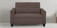 Ease Fabric 2 Seater Sofa In Saddle Brown Colour