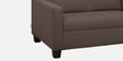 Ease Fabric 2 Seater Sofa In Saddle Brown Colour