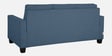 Ease Fabric 3 Seater Sofa In Blue Colour