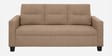 Ease Fabric 3 Seater Sofa in Brown Colour