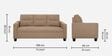 Ease Fabric 3 Seater Sofa in Brown Colour