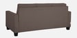 Ease Fabric 3 Seater Sofa In Saddle Brown Colour
