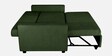 Ease Fabric Pull-Out Sofa Cum bed In Sap Green Colour