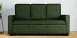 Ease Fabric Pull-Out Sofa Cum bed In Sap Green Colour