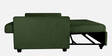 Ease Fabric Pull-Out Sofa Cum bed In Sap Green Colour