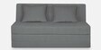 Medium Fabric Convertible Sofa Cum Bed in Grey Colour