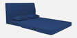 Easy XL Fabric Convertible Sofa Cum Bed in Blue Colour