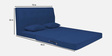 Easy XL Fabric Convertible Sofa Cum Bed in Blue Colour