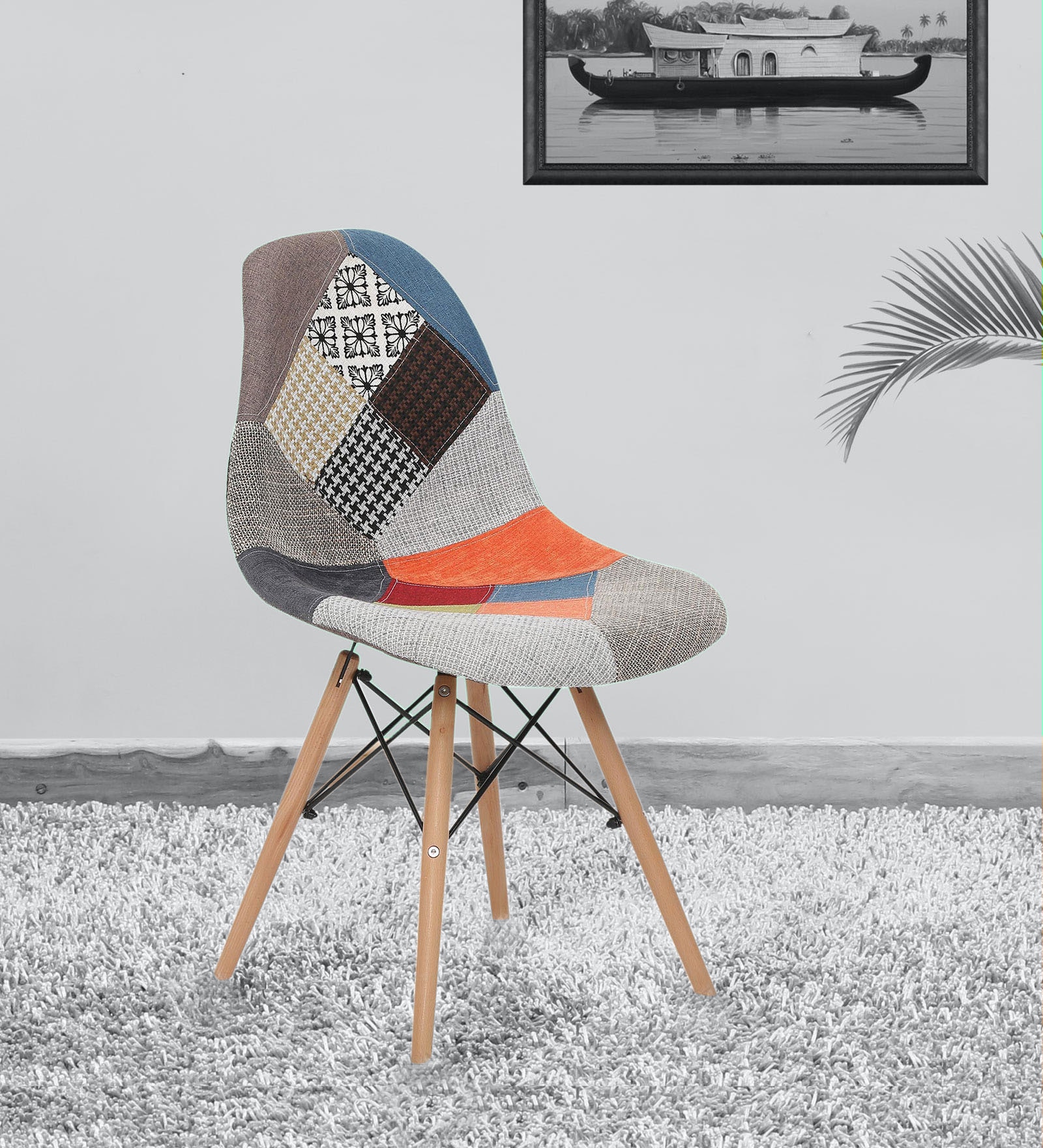 Стул patchwork eames style