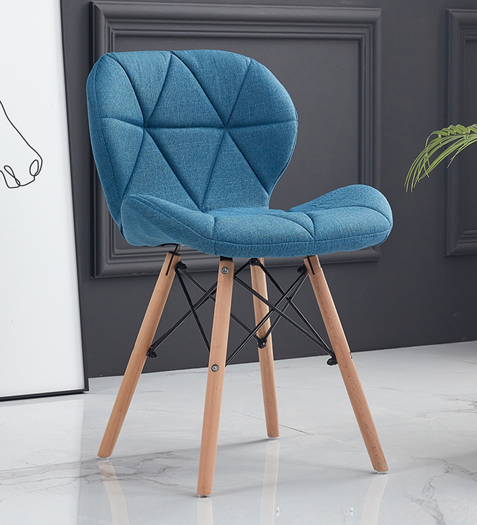 Mystic Iconic Chair In Teal Colour
