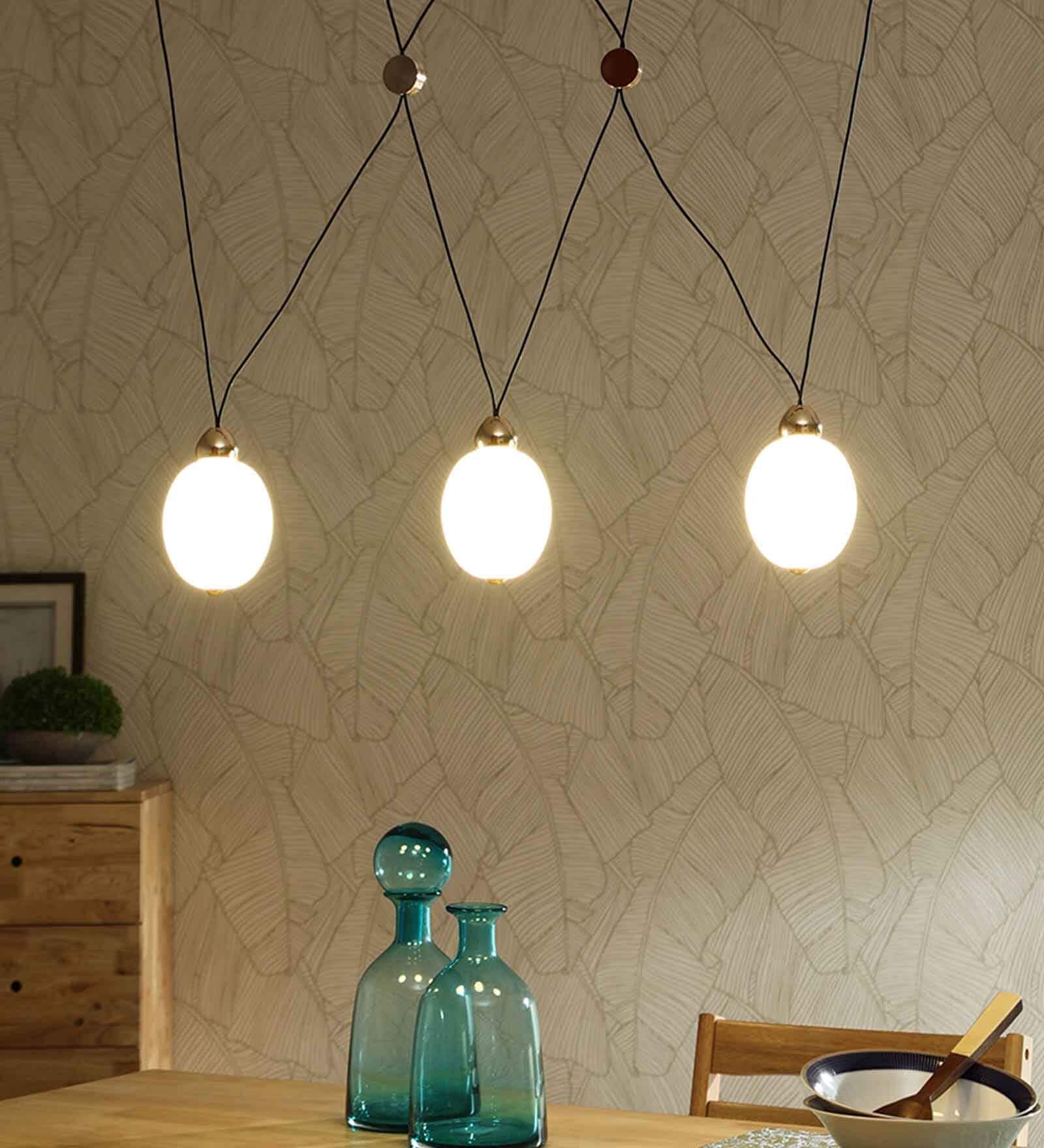 Modena Gold Aluminium LED Ceiling Lights