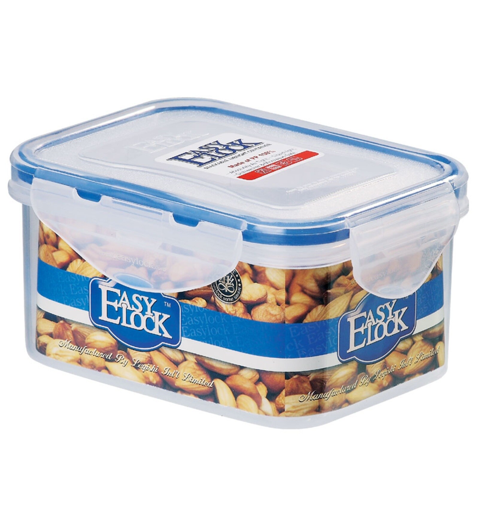 Easy Lock Stackable Rectangular Food Containers, 500 ML