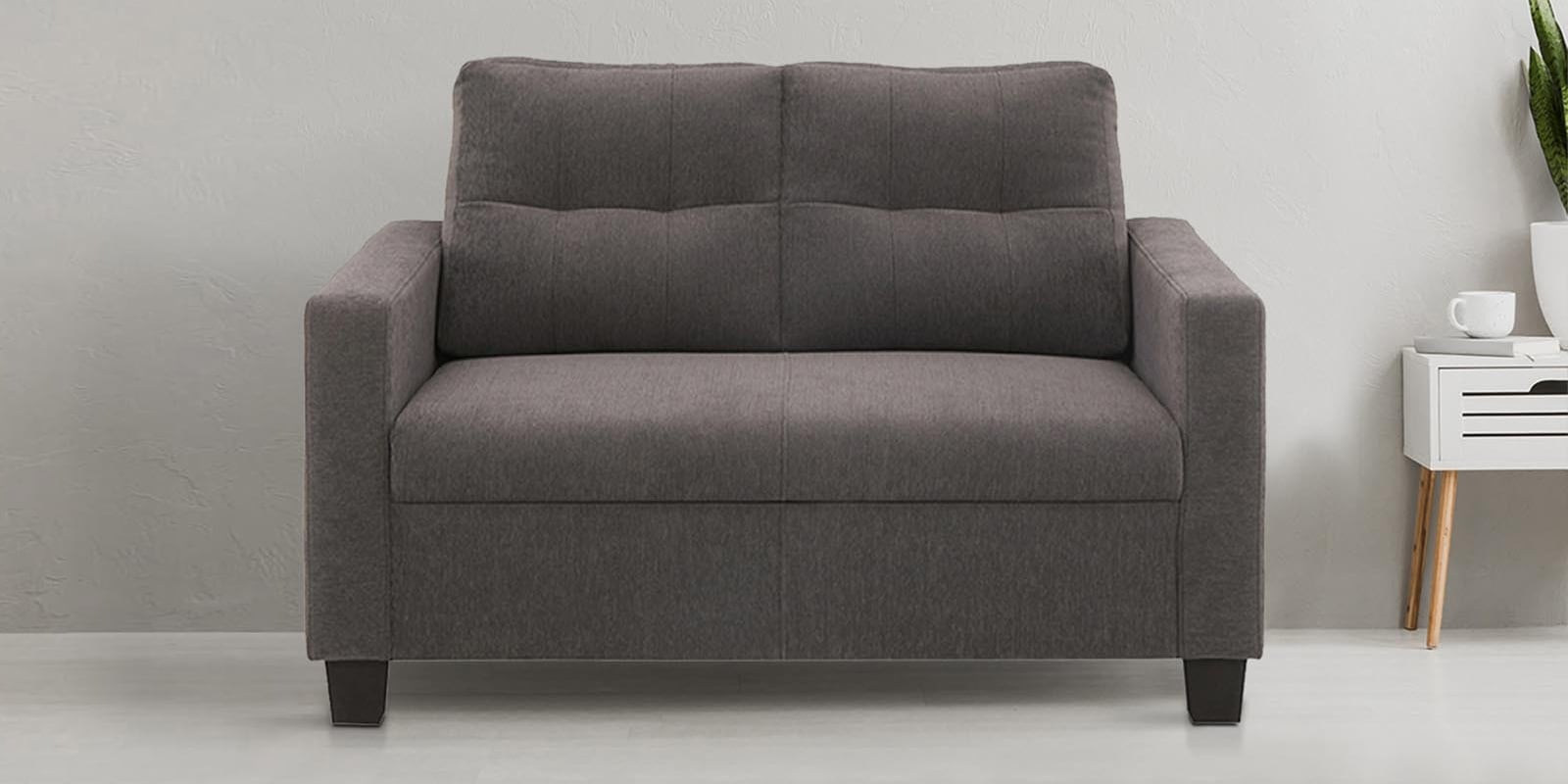 Ease Fabric 2 Seater Sofa in Grey Colour