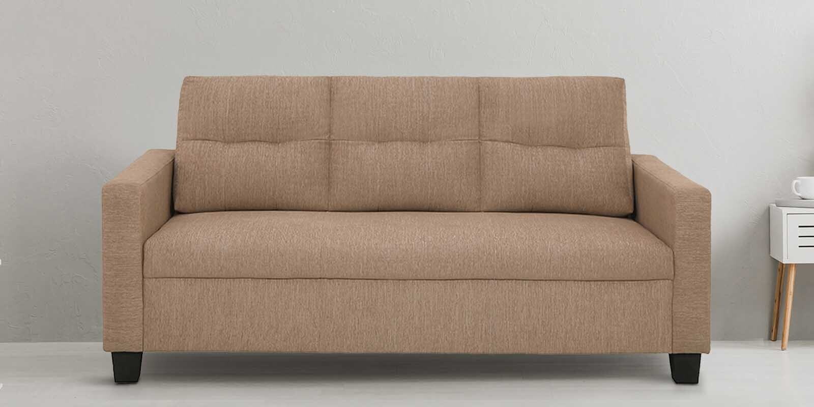 Buy Ease Fabric 3 Seater Sofa in Brown Colour at 27% OFF by Duroflex ...