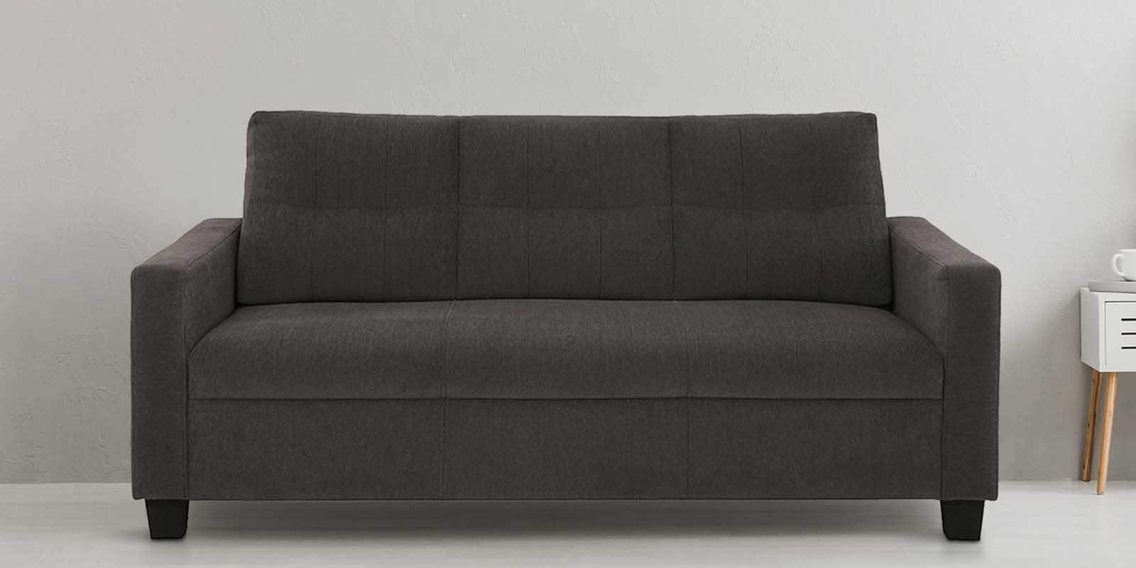 Ease Fabric 3 Seater Sofa in Grey Colour