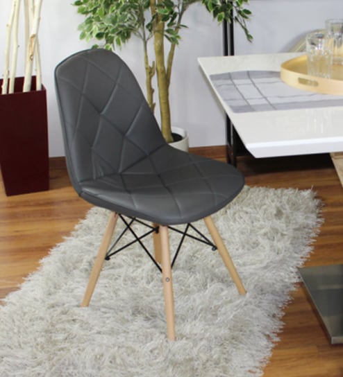 Buy Eames Replica Iconic Chair In Grey Colour By Finch Fox Online