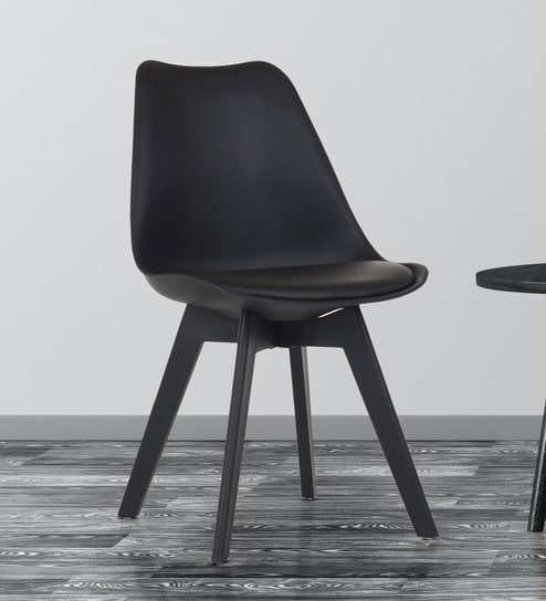 Eames Plastic Iconic Chair in Jet Black Colour