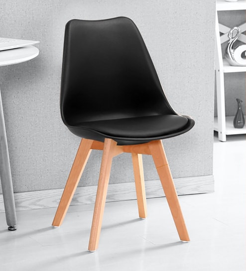 Eames Plastic Iconic Chair in Zeta Black Colour