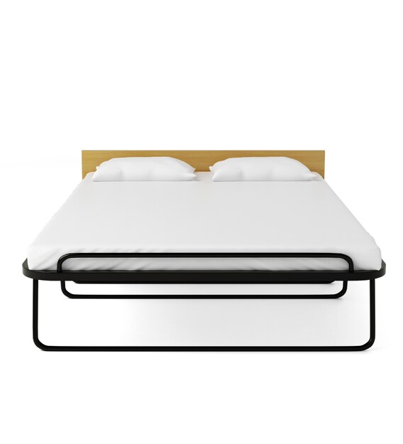 Buy Premium Foldable Queen Size Bed (with Wheels)with Free Mattress by